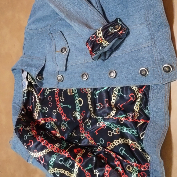 DG2 by Diane Gilman Blue Denim Jacket - Picture 7 of 7